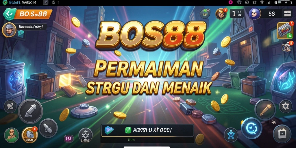 Tampilan gameplay BOS88 yang mendebarkan dan penuh strategi.