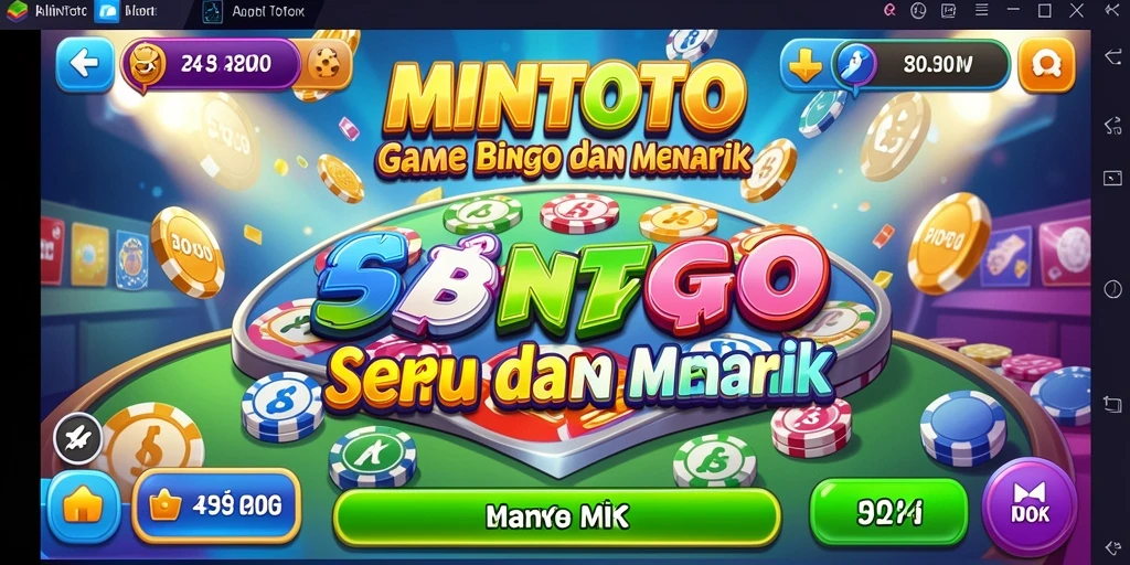 Tampilan gameplay MINTOTO dengan aksi seru Bingo.