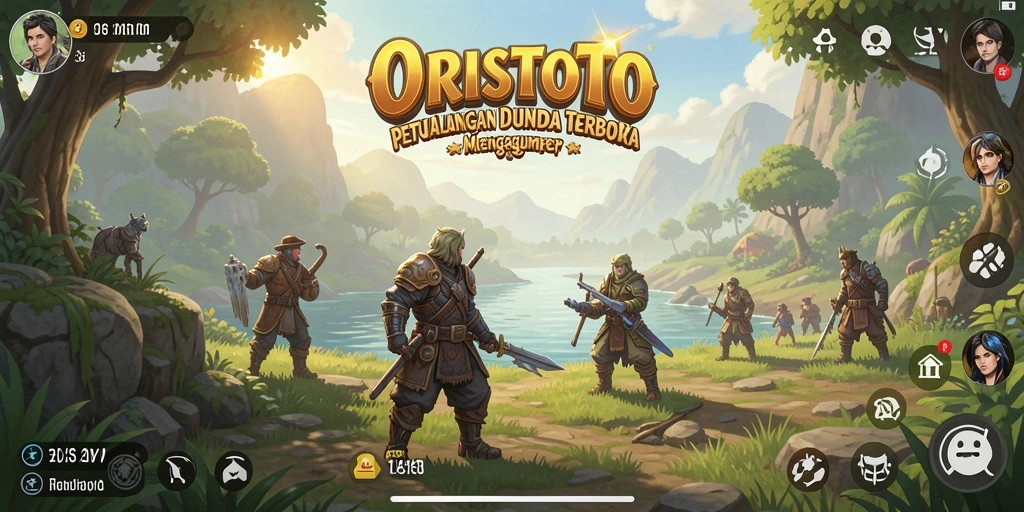 Tampilan visual gameplay yang menakjubkan di dunia terbuka.