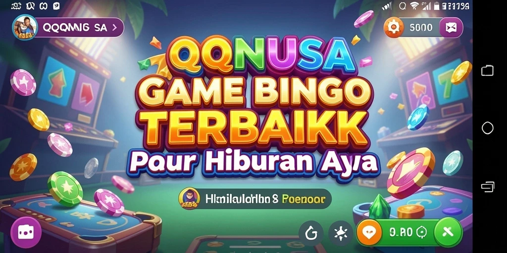 Gameplay seru QQNUSA dengan banyak pilihan Bingo yang menarik.