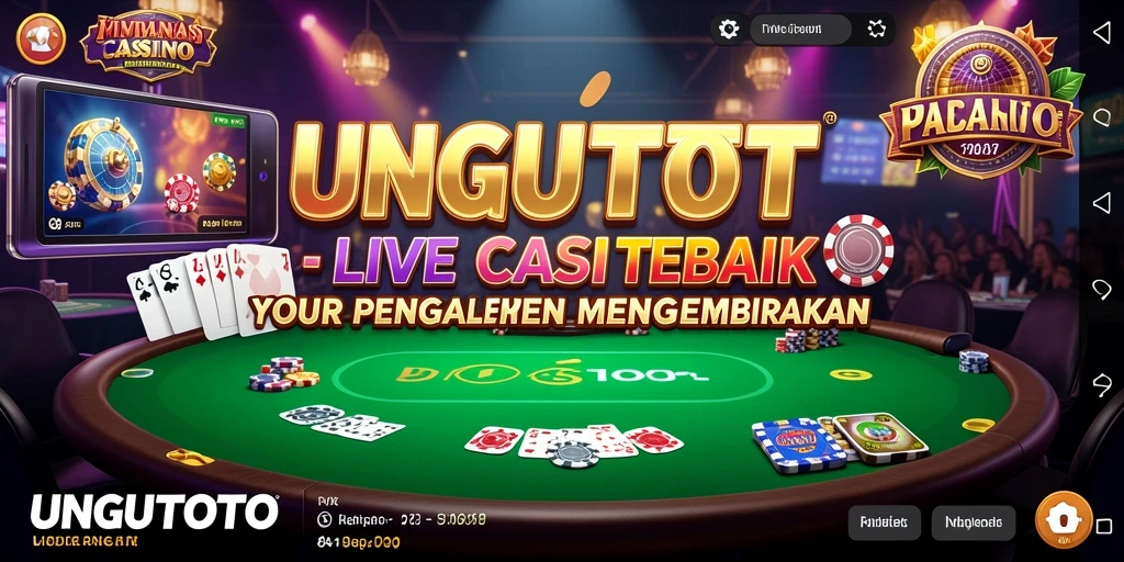 Screenshot gameplay UNGUTOTO yang menawan dan interaktif di Live Casino.