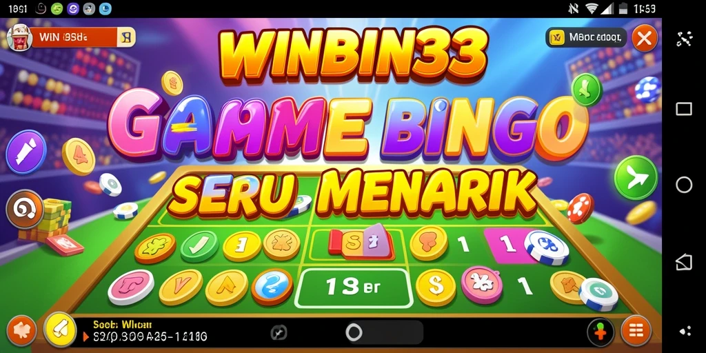 Tampilan gameplay seru dalam aplikasi Bingo WIN33 dengan interaksi sosial.